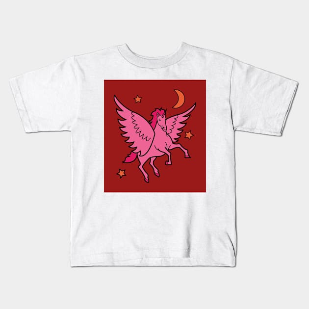 Unicorns 54 (Style:1) Kids T-Shirt by luminousstore